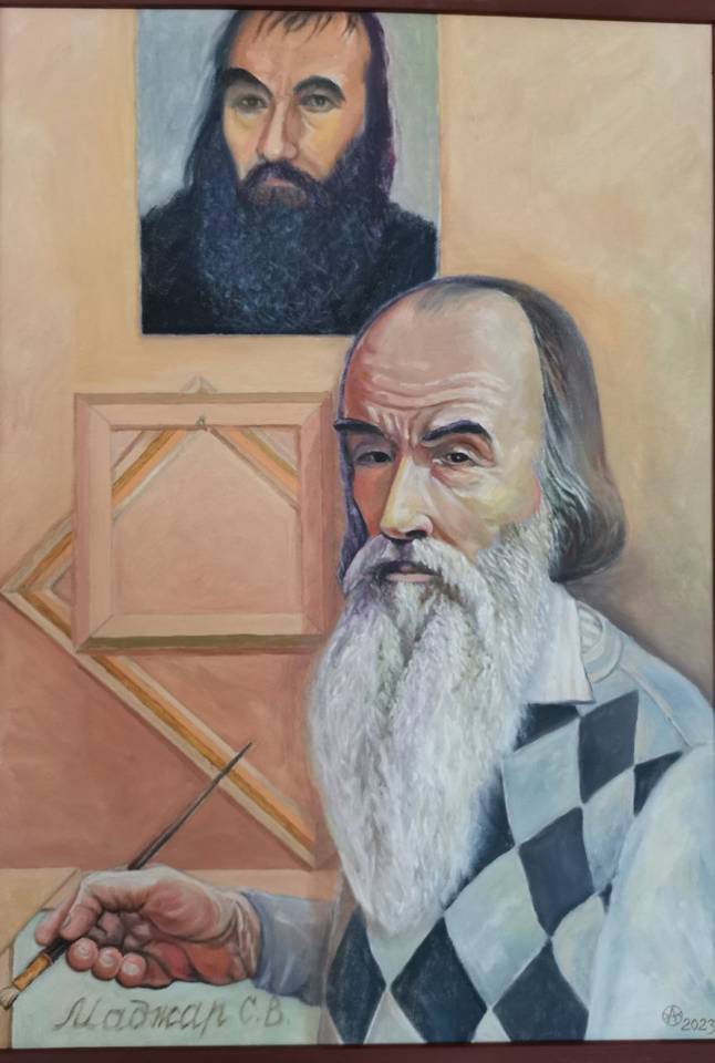 Картина 'Портрет художника Маджар С.В.' (художник Анатолий Яковлев)